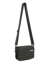 Load image into Gallery viewer, Teakwood Unisex Hard Shell Travel Organizer Crossbody Bag with Adjustable Shoulder Strap, Zipper Closure & Dual Inner Pockets for Electronics and Accessories