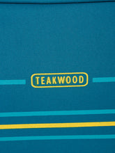 Load image into Gallery viewer, Teal Printed Medium Duffel Trolley Bag