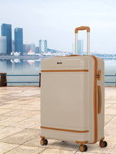 Load image into Gallery viewer, Teakwood Large Hard Shell Travel Trolley Luggage with 360° Dual Spinner Wheels, Unbreakable Scratch-Resistant Body, Side Combination Lock, Heavy-Duty Zippers, Mesh Organizer & Elastic Cross Straps