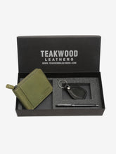 Load image into Gallery viewer, Teakwood Genuine Leather Accessory Gift Set