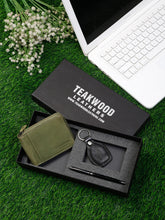 Load image into Gallery viewer, Teakwood Genuine Leather Accessory Gift Set