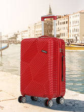 Load image into Gallery viewer, HEXA Textured Hard Sided Cabin Sized Trolley Bag