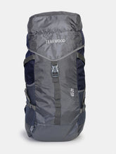 Load image into Gallery viewer, Teakwood Black Solid Rucksack - Grey