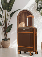Load image into Gallery viewer, Teakwood Large Hard Shell Travel Trolley Luggage with 360° Dual Spinner Wheels, Unbreakable Scratch-Resistant Body, Side Combination Lock, Heavy-Duty Zippers, Mesh Organizer & Elastic Cross Straps