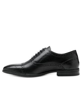 Load image into Gallery viewer, Teakwood Men Black Leather Formal Brogues Shoes