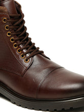 Load image into Gallery viewer, Men’s Leather Dual-Side Combat Boots with Buckle and Zipper