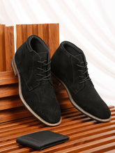 Load image into Gallery viewer, Men Lace-Up Boot Leather Shoes