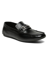 Load image into Gallery viewer, Men's Leather Textured Horsebit Loafers