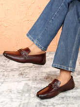 Load image into Gallery viewer, Men's Leather Horsebit Loafers