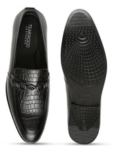 Load image into Gallery viewer, Men Croco Embossed Leather Loafer Shoes