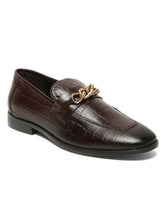 Load image into Gallery viewer, Men Croco Slip-On Loafer Leather Shoes