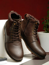 Load image into Gallery viewer, Classic Leather Lace-Up Boots