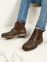 Load image into Gallery viewer, Classic Leather Lace-Up Boots