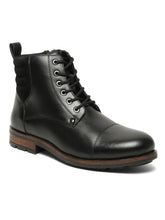 Load image into Gallery viewer, Classic Leather Lace-Up Boots