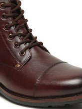 Load image into Gallery viewer, Classic Leather Lace-Up Boots