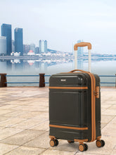 Load image into Gallery viewer, Teakwood Large Hard Shell Travel Trolley Luggage with 360° Dual Spinner Wheels, Unbreakable Scratch-Resistant Body, Side Combination Lock, Heavy-Duty Zippers, Mesh Organizer & Elastic Cross Straps