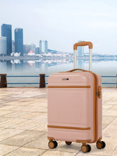 Load image into Gallery viewer, Teakwood Large Hard Shell Travel Trolley Luggage with 360° Dual Spinner Wheels, Unbreakable Scratch-Resistant Body, Side Combination Lock, Heavy-Duty Zippers, Mesh Organizer & Elastic Cross Straps