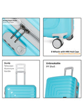 Load image into Gallery viewer, 360 Degree Rotation Hard Cabin Trolley Bag