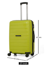 Load image into Gallery viewer, Vibes Textured 360 Degree Rotation Hard Medium-Sized Trolley Bag 54.6L