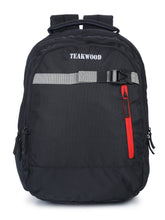 Load image into Gallery viewer, Teakwood Genuine Polyester Backpack - Black