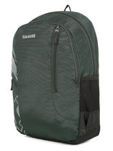 Load image into Gallery viewer, Teakwood Green Unisex Backpack with 15 inch Laptop Compartment & Water Resistance