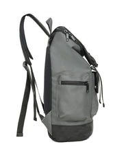 Load image into Gallery viewer, Unisex Leather Grey Casual Backpack