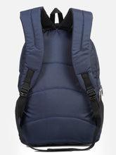 Load image into Gallery viewer, Teakwood leather unisex solid navy blue 25l medium backpack