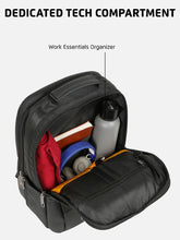 Load image into Gallery viewer, Teakwood Unisex Backpack with 15 inch Laptop Compartment & Water Resistance & USB Charging port