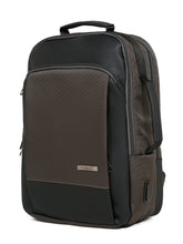 Load image into Gallery viewer, Teakwood Unisex Backpack with 15 inch Laptop Compartment & Water Resistance & USB Charging port