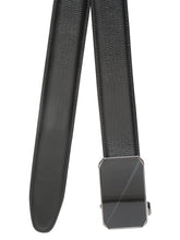 Load image into Gallery viewer, Men Black Lizard Texture Leather Auto-Lock Buckle Belt