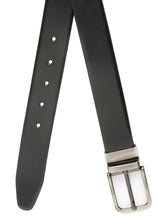 Load image into Gallery viewer, Men's Black & Brown Leather Reversible Belt