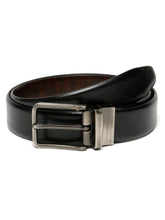 Load image into Gallery viewer, Men's Black & Brown Leather Reversible Belt