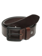 Load image into Gallery viewer, Men Brown Texture Leather Casual belt