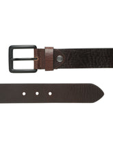 Load image into Gallery viewer, Men Brown Texture Leather Casual belt