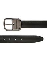Load image into Gallery viewer, Men's Texture Finish Black & Brown Leather Reversiable Belt