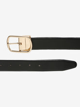 Load image into Gallery viewer, Men Black & Brown Reversible Genuine Leather Belt