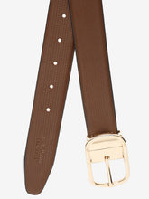 Load image into Gallery viewer, Men Black & Brown Reversible Genuine Leather Belt
