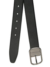 Load image into Gallery viewer, Men's Texture Black & Brown Leather Reversiable Belt