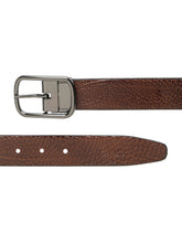 Load image into Gallery viewer, Men's Texture Finish Black & Brown Leather Reversiable Belt