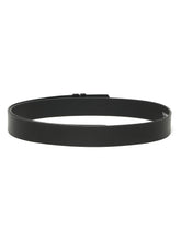 Load image into Gallery viewer, Black Leather Men Casual Belt