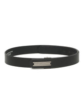 Load image into Gallery viewer, Black Leather Men Casual Belt