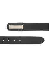 Load image into Gallery viewer, Black Leather Men Casual Belt