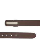 Load image into Gallery viewer, Brown Leather Men Casual Belt