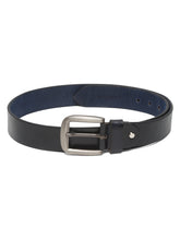 Load image into Gallery viewer, Mens Navy Textured Leather Casual belt - Clearance sale