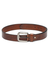 Load image into Gallery viewer, Mens Tan Textured Leather Casual belt