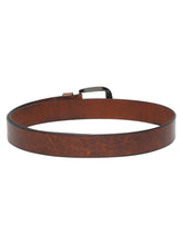 Load image into Gallery viewer, Mens Tan Textured Leather Casual belt