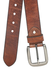 Load image into Gallery viewer, Mens Tan Textured Leather Casual belt