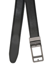 Load image into Gallery viewer, Men Black Lizard Texture Leather Auto-Lock Buckle Belt