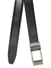 Load image into Gallery viewer, Men Texture Black Leather Auto-Lock Buckle Belt