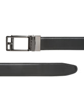 Load image into Gallery viewer, Men Texture Black Leather Auto-Lock Buckle Belt